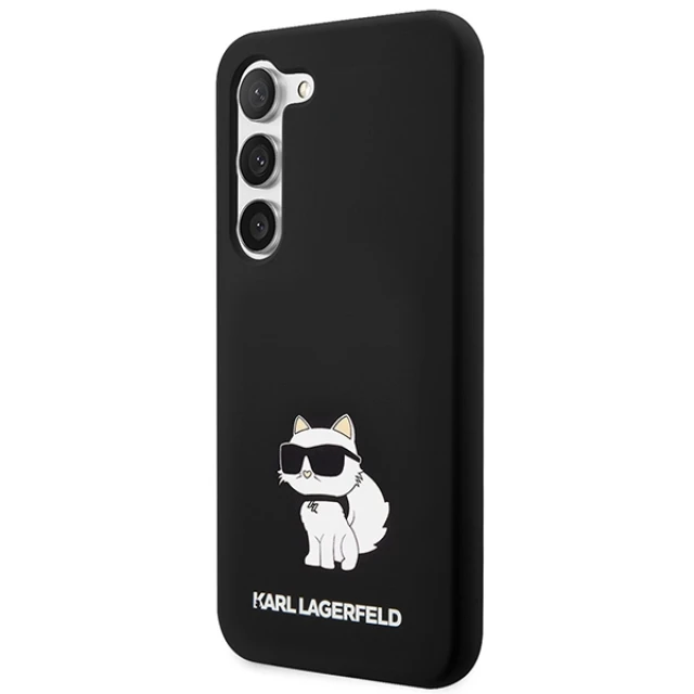 Чохол Karl Lagerfeld Silicone Choupette для Samsung Galaxy S23 Plus S916 Black (KLHCS23MSNCHBCK)