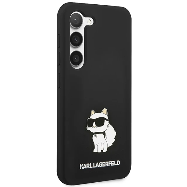 Чохол Karl Lagerfeld Silicone Choupette для Samsung Galaxy S23 Plus S916 Black (KLHCS23MSNCHBCK)