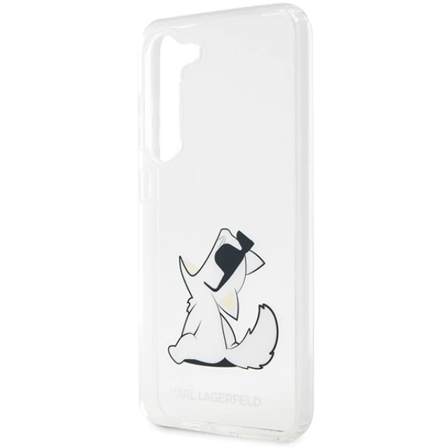 Чохол Karl Lagerfeld Choupette Fun для Samsung Galaxy S23 Plus S916 Transparent (KLHCS23MCFNRC)
