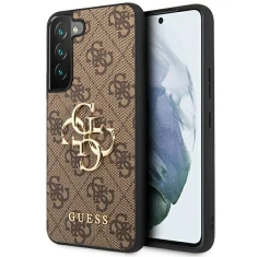 Чохол Guess 4G Big Metal Logo для Samsung Galaxy S23 Brown (GUHCS23S4GMGBR)
