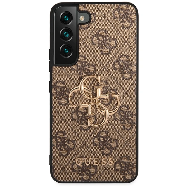 Чохол Guess 4G Big Metal Logo для Samsung Galaxy S23 Brown (GUHCS23S4GMGBR)