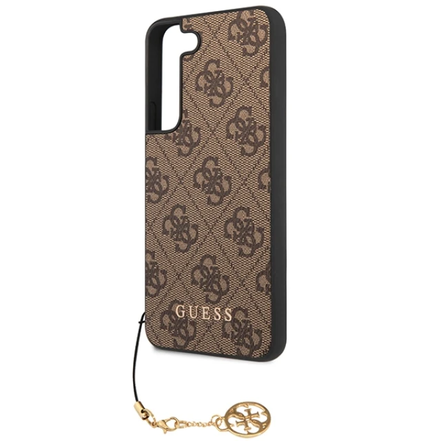 Чехол Guess 4G Charms для Samsung Galaxy S23 S911 Brown (GUHCS23SGF4GBR)