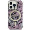 Чехол Guess Flower для iPhone 14 Pro Pink with MagSafe (GUHMP14LHCFWSP)