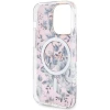Чехол Guess Flower для iPhone 14 Pro Pink with MagSafe (GUHMP14LHCFWSP)