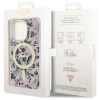 Чохол Guess Flower для iPhone 14 Pro Max Pink with MagSafe (GUHMP14XHCFWSP)