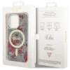 Чехол Guess Flower для iPhone 14 Pro Khaki with MagSafe (GUHMP14LHCFWSA)