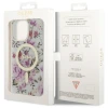 Чохол Guess Flower для iPhone 14 Pro Transparent with MagSafe (GUHMP14LHCFWST)