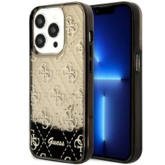 Чохол Guess Liquid Glitter 4G Transculent для iPhone 14 Pro Black (GUHCP14LLC4PSGK)