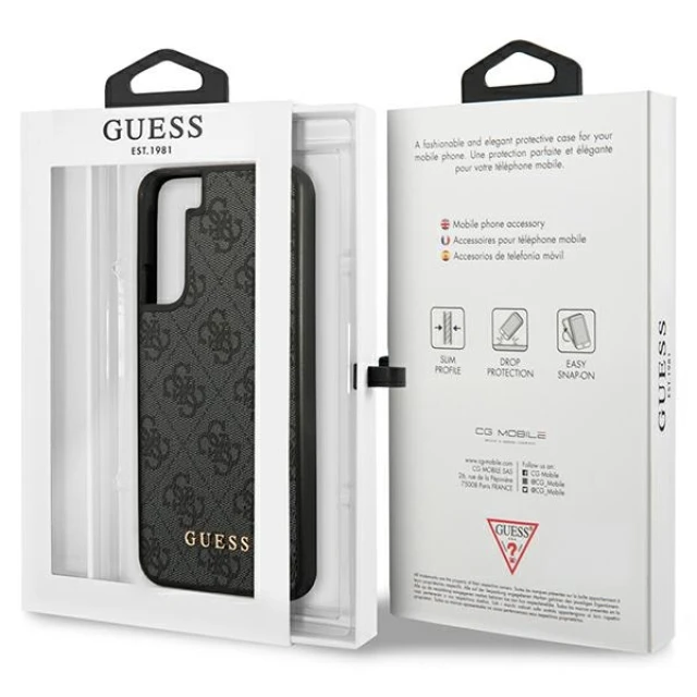 Чохол Guess 4G Big Metal Logo для Samsung Galaxy S23 Grey (GUHCS23SG4GFGR)