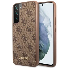 Чохол Guess 4G Metal Gold Logo для Samsung Galaxy S23 Plus Brown (GUHCS23MG4GFBR)