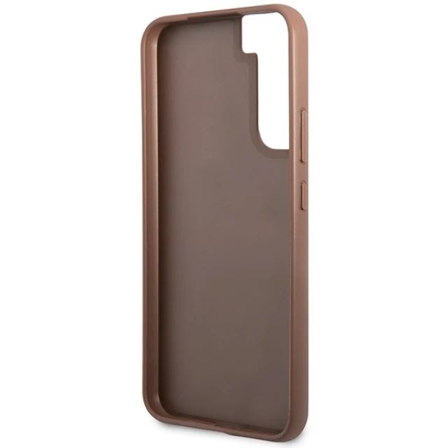 Чохол Guess 4G Metal Gold Logo для Samsung Galaxy S23 Plus Brown (GUHCS23MG4GFBR)