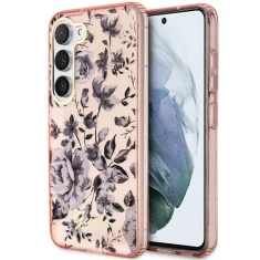 Чехол Guess Flower Collection для Samsung Galaxy S23 Plus S916 Pink (GUHCS23MHCFWSP)