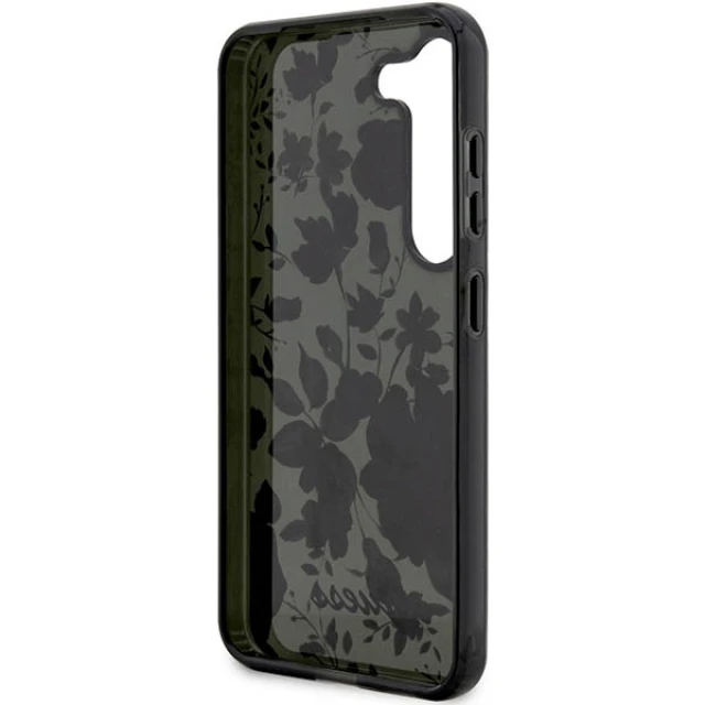 Чехол Guess Flower Collection для Samsung Galaxy S23 Plus S916 Khaki (GUHCS23MHCFWSA)