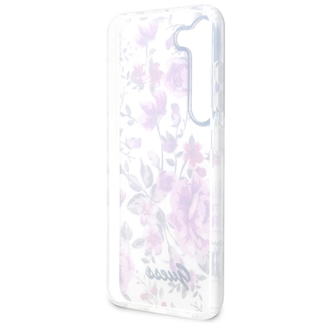 Чохол Guess Flower Collection для Samsung Galaxy S23 Plus S916 White (GUHCS23MHCFWST)