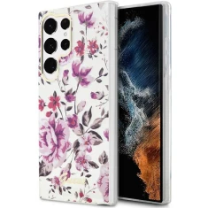 Чохол Guess Flower Collection для Samsung Galaxy S23 Ultra S918 White (GUHCS23LHCFWST)