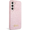 Чехол Guess Glitter Script для Samsung Galaxy S23 Plus Pink (GUHCS23MHGGSHP)