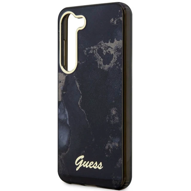 Чохол Guess Golden Marble Collection для Samsung Galaxy S23 Plus S916 Black (GUHCS23MHTMRSK)