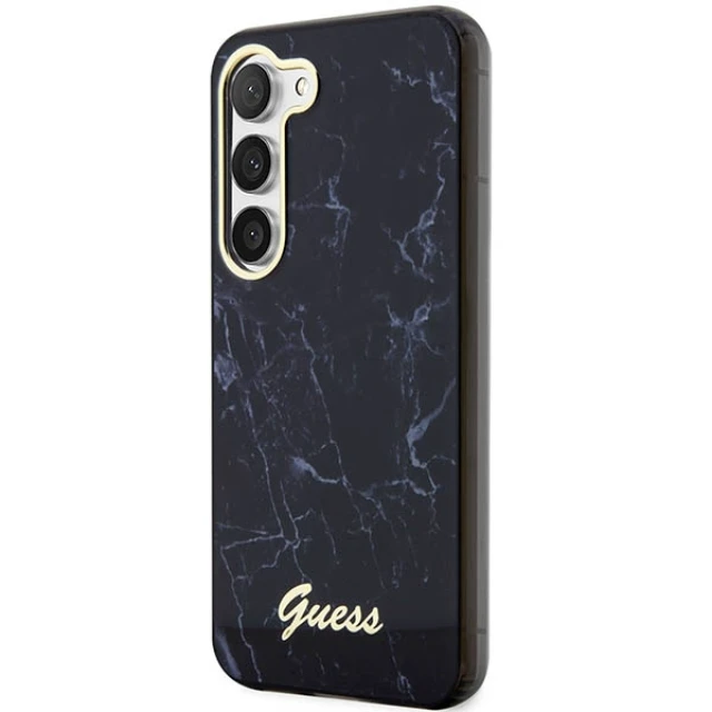 Чехол Guess Marble для Samsung Galaxy S23 S911 Black (GUHCS23SPCUMAK)