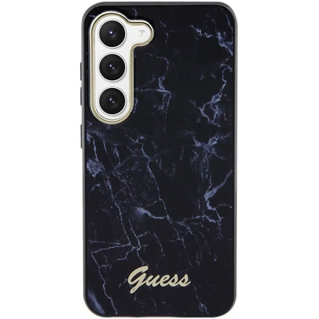 Чехол Guess Marble для Samsung Galaxy S23 S911 Black (GUHCS23SPCUMAK)