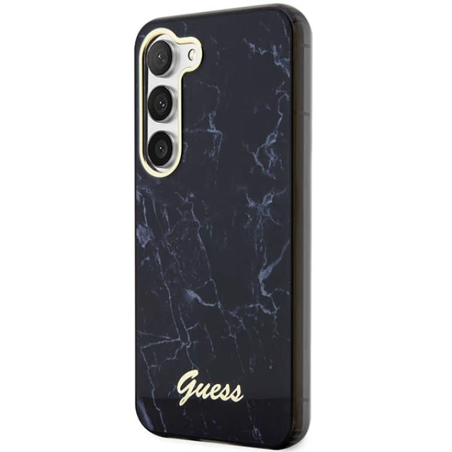 Чохол Guess Marble для Samsung Galaxy S23 Plus S916 Black (GUHCS23MPCUMAK)