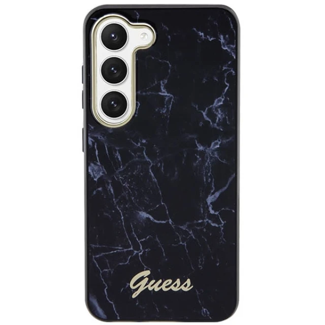 Чохол Guess Marble для Samsung Galaxy S23 Plus S916 Black (GUHCS23MPCUMAK)