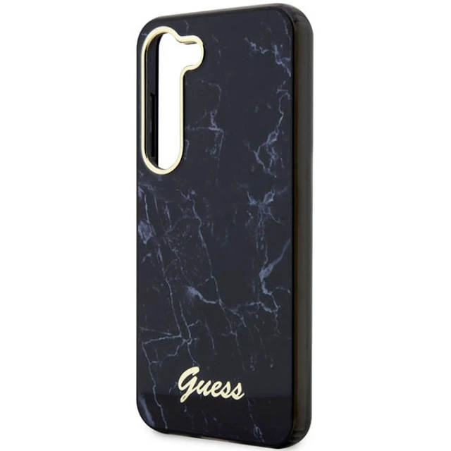 Чохол Guess Marble для Samsung Galaxy S23 Plus S916 Black (GUHCS23MPCUMAK)