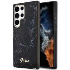 Чохол Guess Marble для Samsung Galaxy S23 Ultra S918 Black (GUHCS23LPCUMAK)