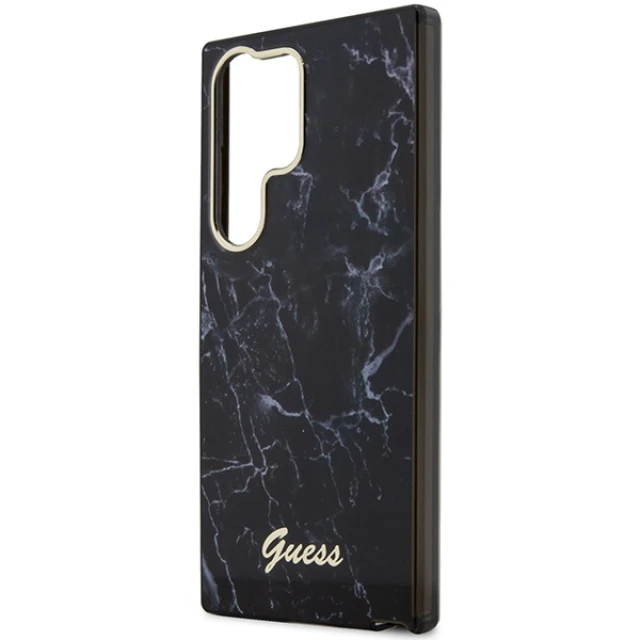 Чохол Guess Marble для Samsung Galaxy S23 Ultra S918 Black (GUHCS23LPCUMAK)