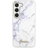Чехол Guess Marble для Samsung Galaxy S23 Plus S916 White (GUHCS23MPCUMAH)