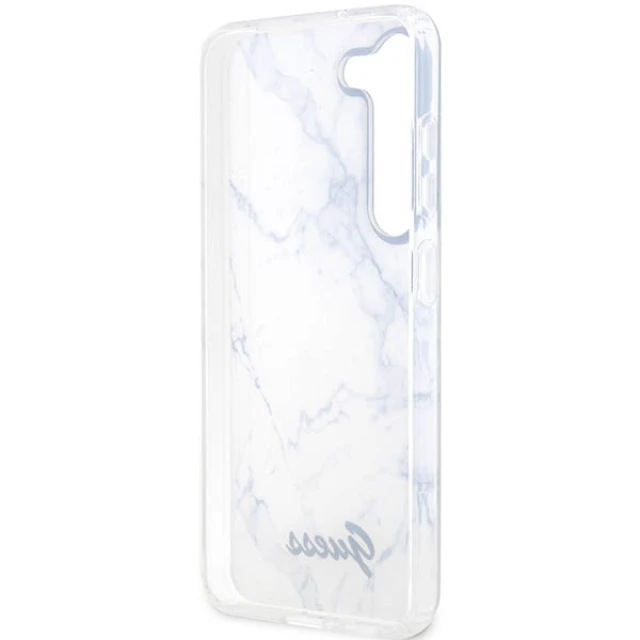 Чехол Guess Marble для Samsung Galaxy S23 Plus S916 White (GUHCS23MPCUMAH)