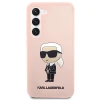 Чохол Karl Lagerfeld Silicone Ikonik для Samsung Galaxy S23 Plus S916 Pink (KLHCS23MSNIKBCP)
