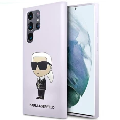 Чохол Karl Lagerfeld Silicone Ikonik для Samsung Galaxy S23 Ultra S918 Purple (KLHCS23LSNIKBCU)