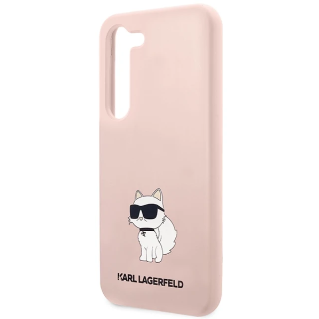 Чохол Karl Lagerfeld Silicone Choupette для Samsung Galaxy S23 Plus S916 Pink (KLHCS23MSNCHBCP)