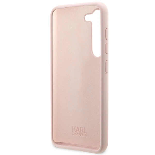 Чохол Karl Lagerfeld Silicone Choupette для Samsung Galaxy S23 Plus S916 Pink (KLHCS23MSNCHBCP)