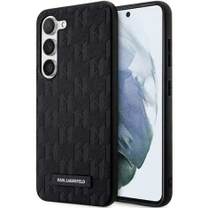 Чохол Karl Lagerfeld Saffiano Mono Metal Logo для Samsung Galaxy S23 S911 Black (KLHCS23SSAKLHPK)