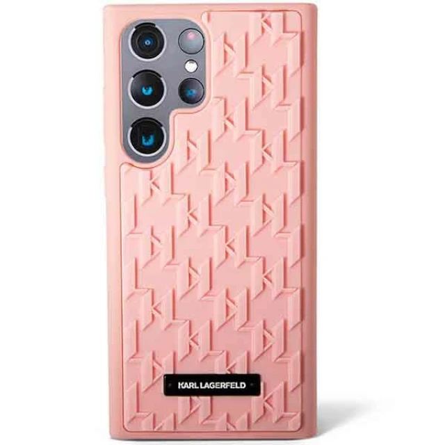 Чохол Karl Lagerfeld 3D Monogram для Samsung Galaxy S23 Ultra S918 Pink (KLHCS23LRUPKLPP)