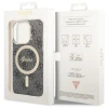 Чохол Guess 4G для iPhone 14 Pro Black with MagSafe (GUHMP14LH4STK)