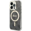 Чохол Guess 4G для iPhone 14 Pro Black with MagSafe (GUHMP14LH4STK)