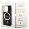 Чохол Guess Marble для iPhone 14 Pro Black with MagSafe (GUHMP14LPCUMAK)