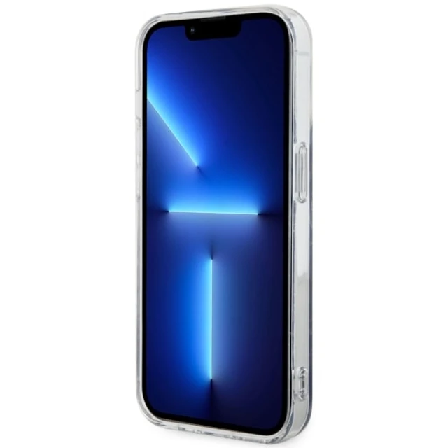 Чохол Guess Marble для iPhone 14 Pro Black with MagSafe (GUHMP14LPCUMAK)