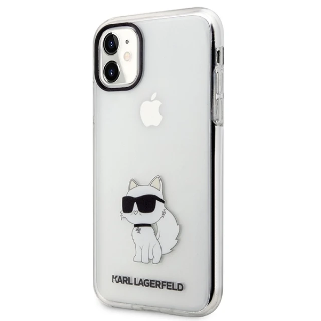Чохол Karl Lagerfeld Ikonik Choupette для iPhone 11 | XR Transparent (KLHCN61HNCHTCT)