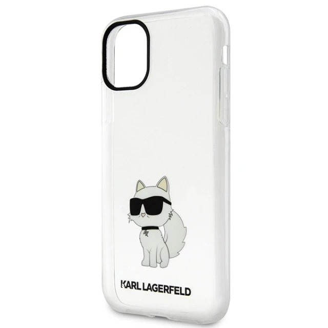 Чохол Karl Lagerfeld Ikonik Choupette для iPhone 11 | XR Transparent (KLHCN61HNCHTCT)