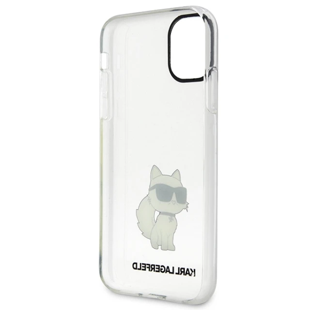 Чохол Karl Lagerfeld Ikonik Choupette для iPhone 11 | XR Transparent (KLHCN61HNCHTCT)