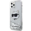 Чохол Karl Lagerfeld Glitter Choupette Head для iPhone 12 | 12 Pro Silver (KLHCP12MLNCHCS)