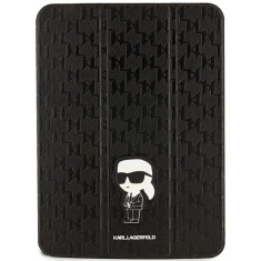 Чохол Karl Lagerfeld Saffiano Monogram Ikonik для iPad 11 2025 11th Gen | 10.9 2022 10th Gen Black (KLFC11SAKHPKK)
