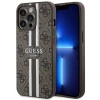 Чохол Guess 4G Printed Stripes для iPhone 13 Pro Max Brown with MagSafe (GUHMP13XP4RPSW)