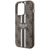 Чохол Guess 4G Printed Stripes для iPhone 14 Pro Max Brown with MagSafe (GUHMP14XP4RPSW)