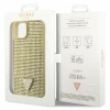 Чохол Guess Rhinestone Triangle для iPhone 14 | 13 Gold (GUHCP14SHDGTPD)