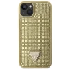Чохол Guess Rhinestone Triangle для iPhone 14 | 13 Gold (GUHCP14SHDGTPD)