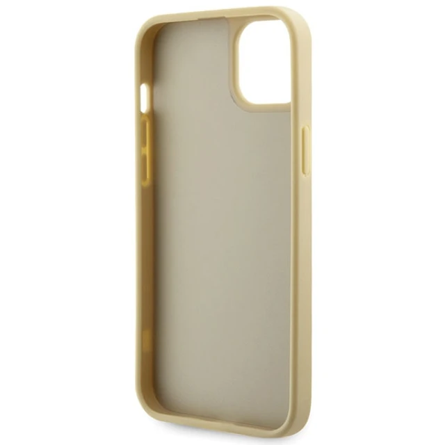 Чохол Guess Rhinestone Triangle для iPhone 14 | 13 Gold (GUHCP14SHDGTPD)